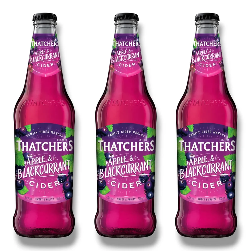 Thatchers Apple & Blackcurrant 0,5l – Fruchtcider 4,0 % Vol.