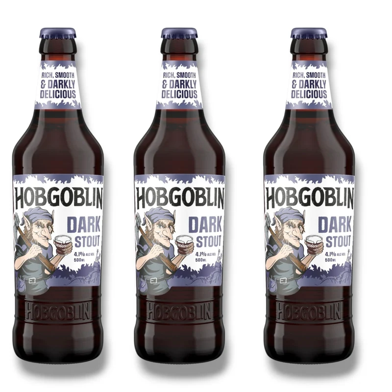 Hobgoblin Dark Stout 0,5l – Englisches Stout, 4,1 % Vol.