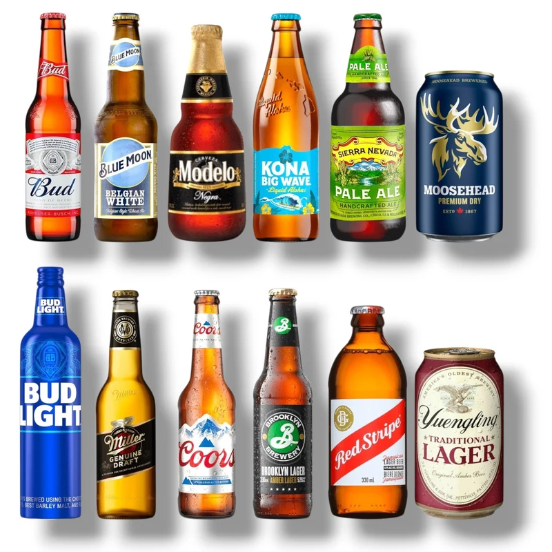 Amerika Bierpaket XL – 12 Klassiker & Spezialitäten