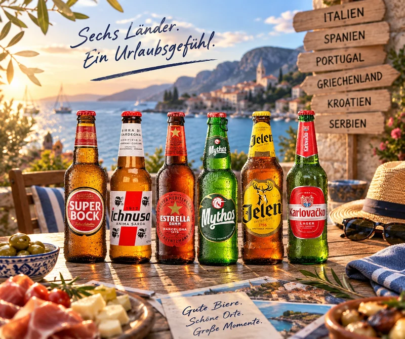 Süd- & Südosteuropa Bierpaket – 6 Urlaubsbiere