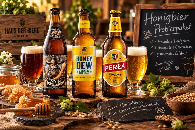 Honigbier Probierpaket – 3 Honigbiere im Vergleich