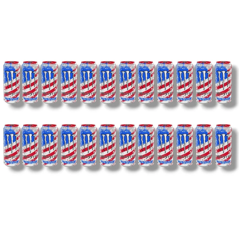 Monster Ultra Red White & Blue Razz 473 ml – Zero Sugar Energy Drink