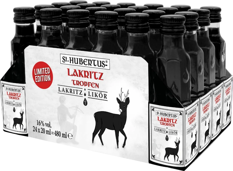St.Hubertus Lakritz 16% - 24 x 0,02 l