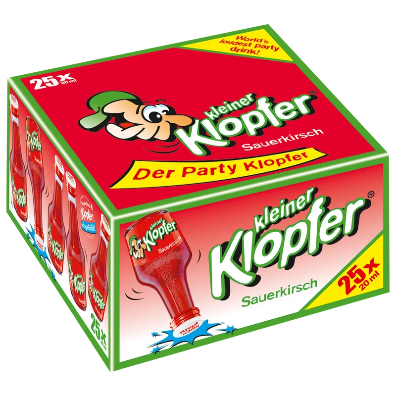 Kleiner Klopfer Sauerkirsch - 25 x 0,02 l