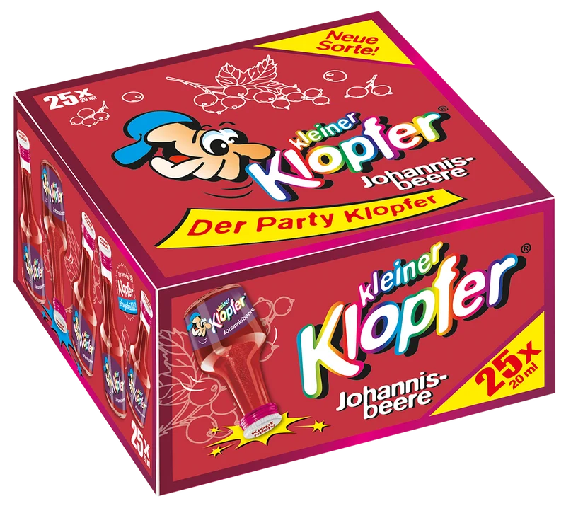 Kleiner Klopfer Johannisbeere - 25 x 0,02 l