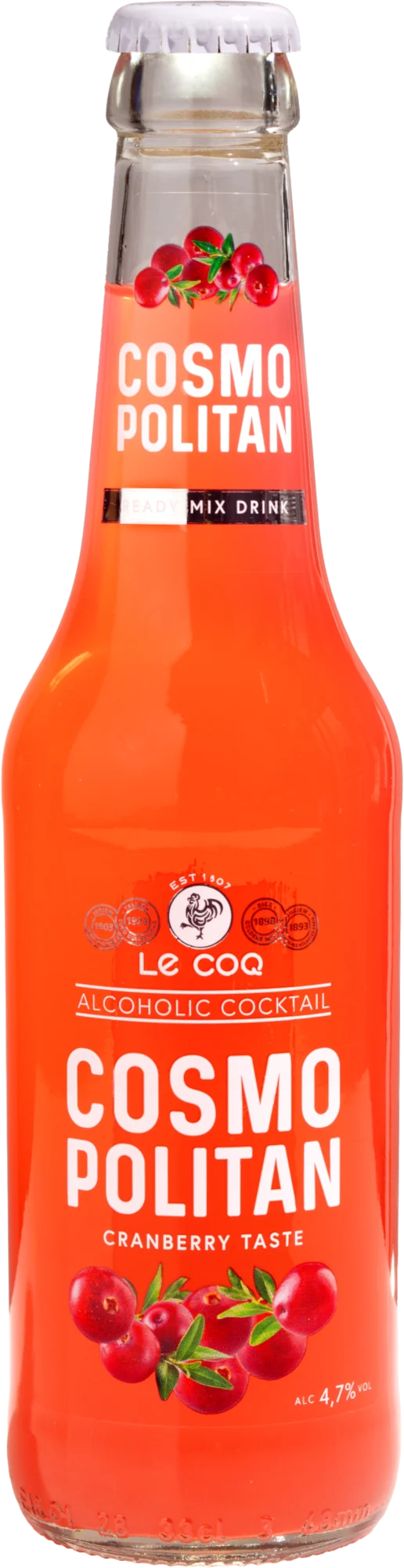 Le Coq Cosmopolitan Cocktail - 6 x 0,33 l