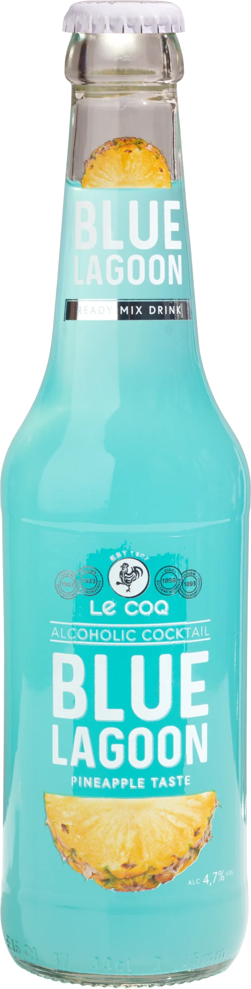 Le Coq Blue Lagoon Cocktail - 6 x 0,33 l