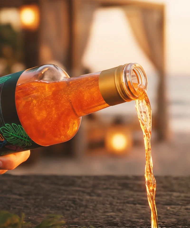 Neon Spirits Sunset Orange