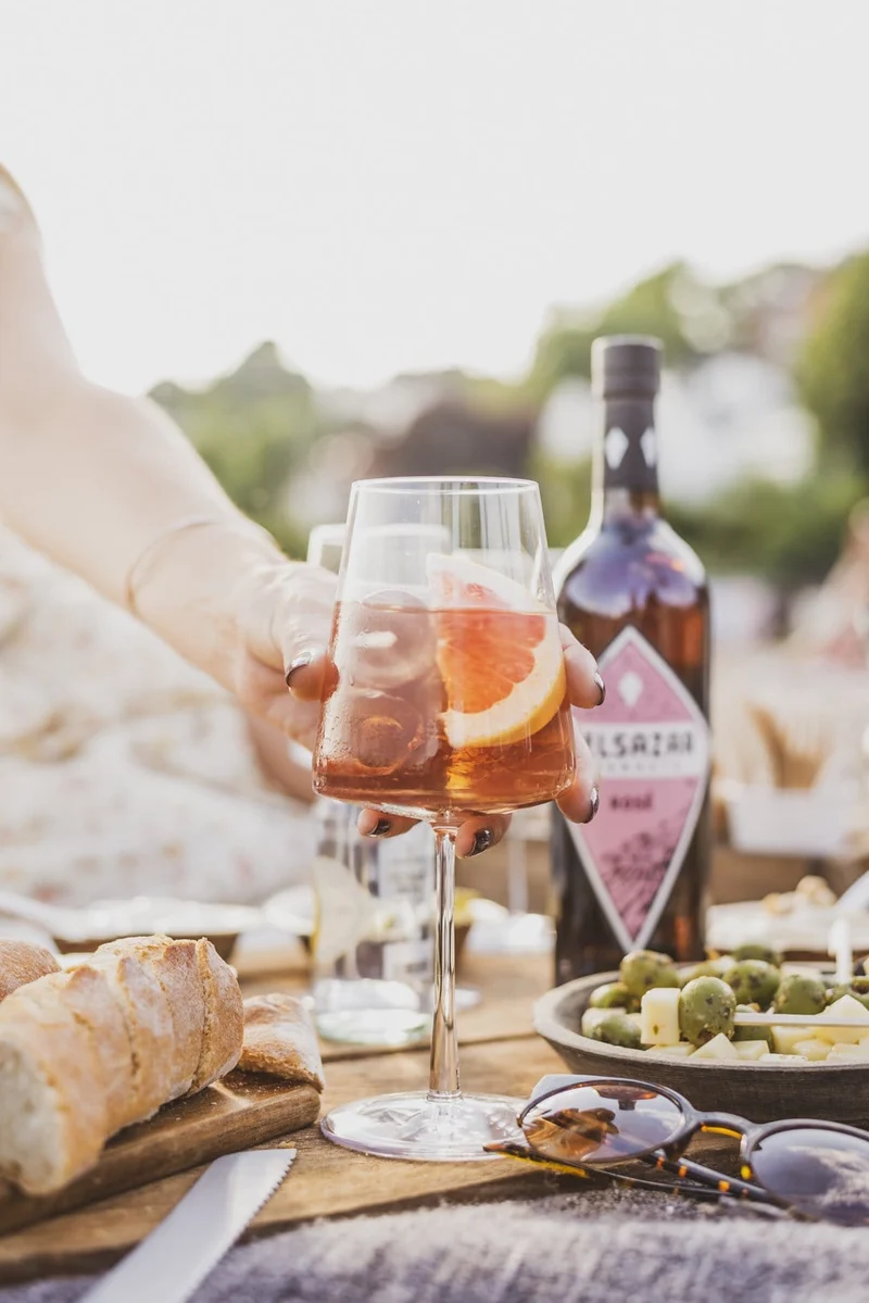Belsazar Rosé Wein-Aperitif inklusive Glas