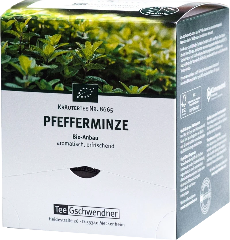 TeeGschwendner Pfefferminz Bio - 15 x 1,40 g