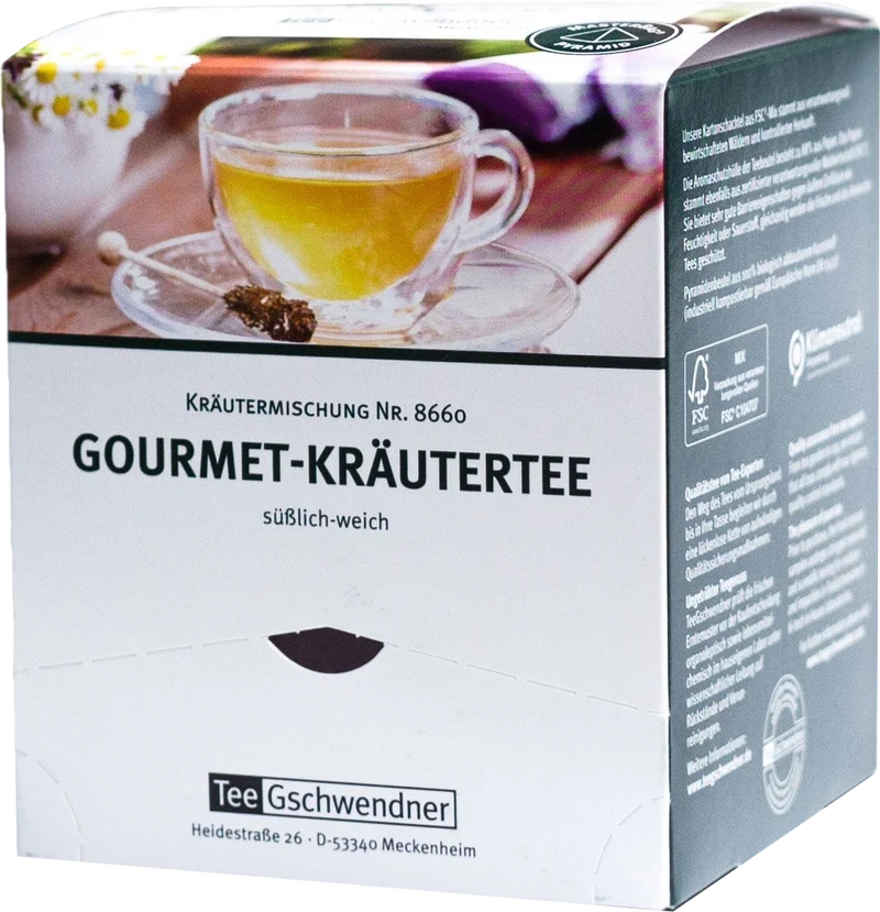 TeeGschwendner Gourmet Kräutertee - 12 x 1,50 g