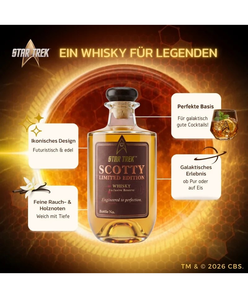 Star Trek Scotty Whisky - Limited Edition