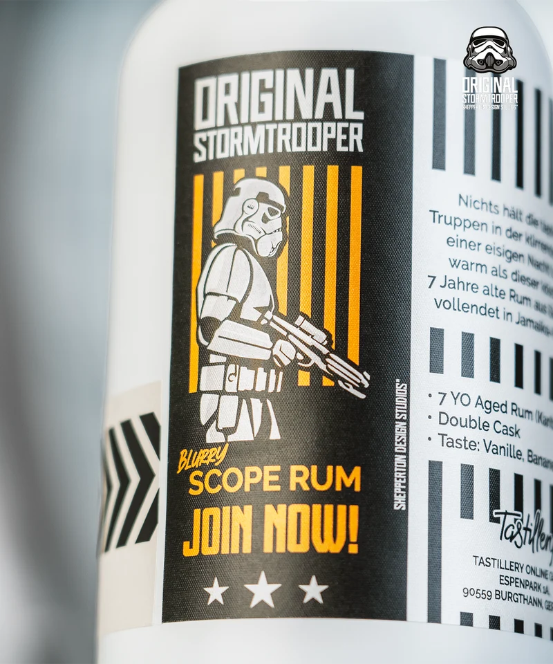 Original Stormtrooper Blurry Scope Rum inklusive 2 Gläser