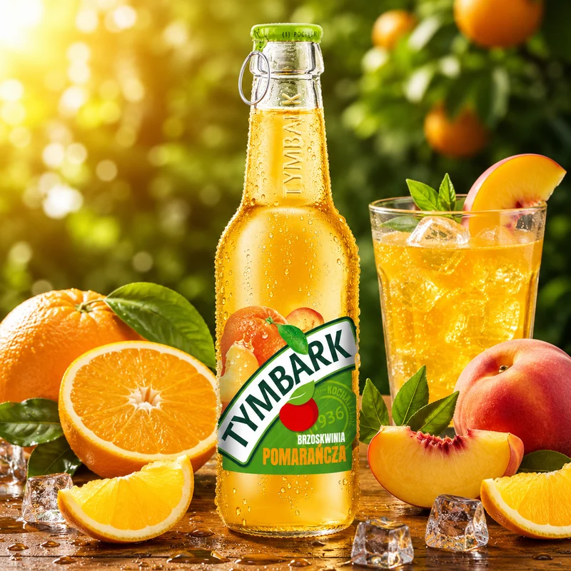 Tymbark Orange Pfirsich Getränk 0,25l