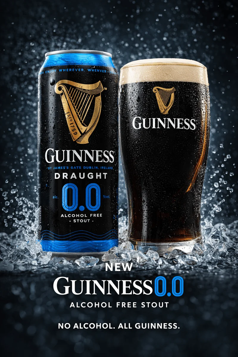 Guinness Draught 0.0 alkoholfrei 0,44l Dose – Irish Stout
