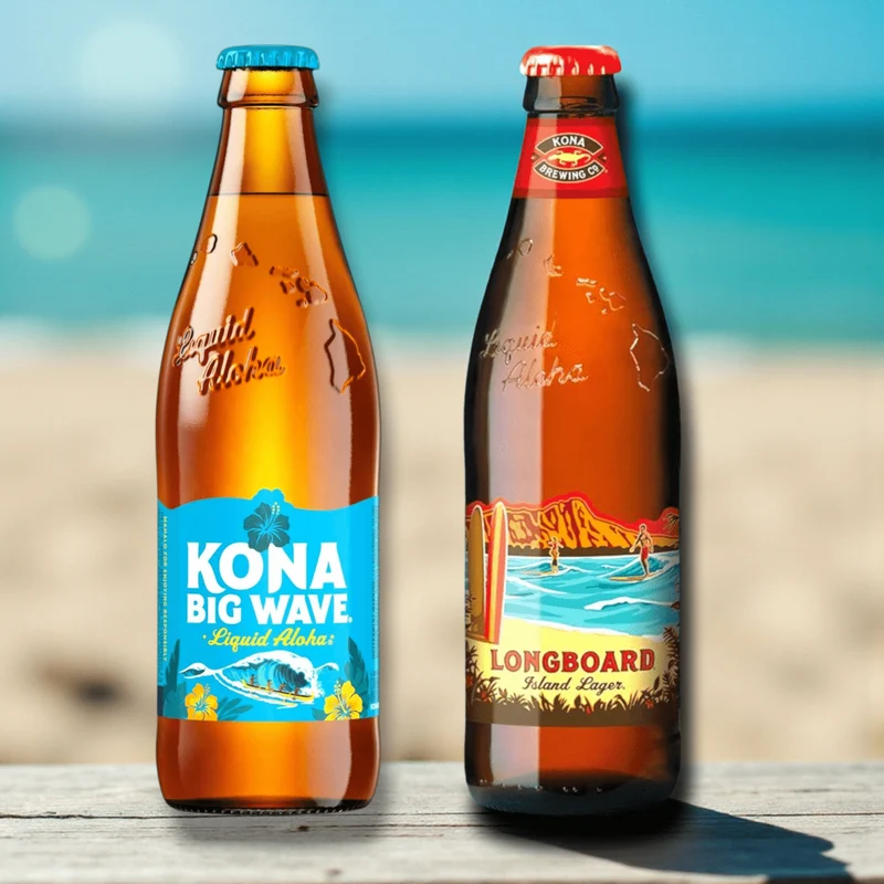 Kona Bierset 0,35l– Longboard Lager & Big Wave Golden Ale
