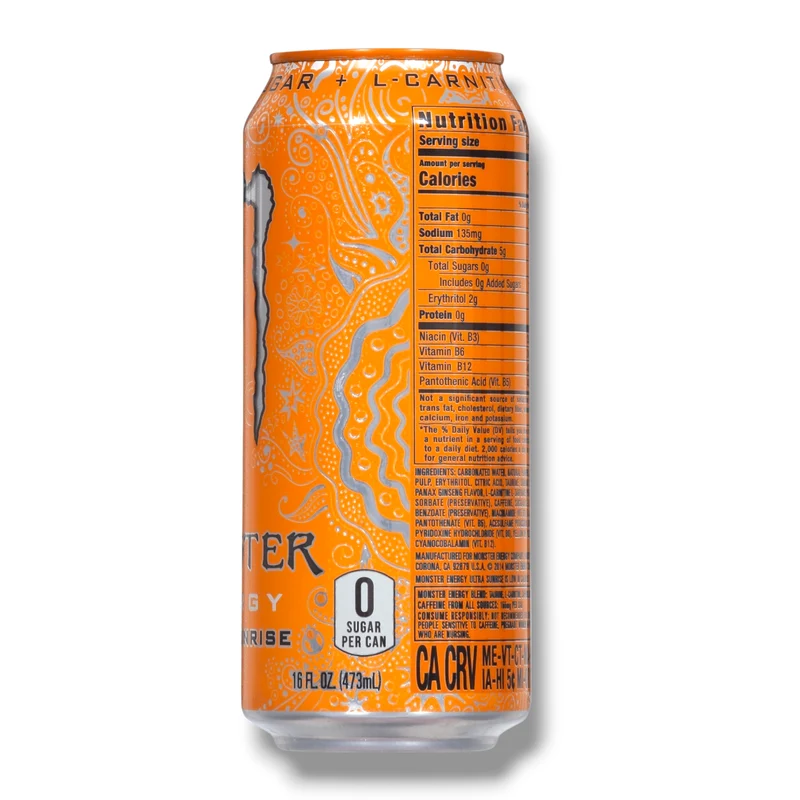 Monster Energy Ultra Sunrise Zero Sugar 473 ml – USA Import