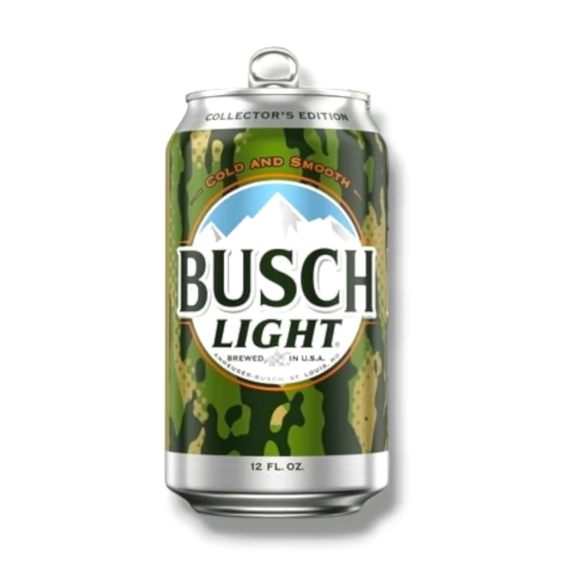 Busch Light 0,35l – Leichtes amerikanisches Lagerbier 4.1 % Vol.- Collectors Edition