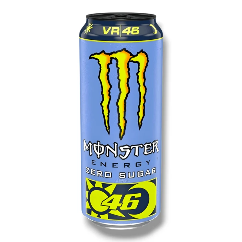 Monster Energy VR46 Zero Sugar 0,5l– Valentino Rossi Edition