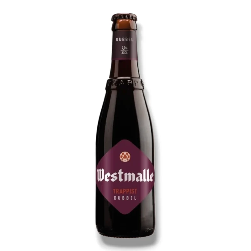 Westmalle Dubbel 0,33l – Dunkles belgisches Trappistenbier mit 7% Vol.