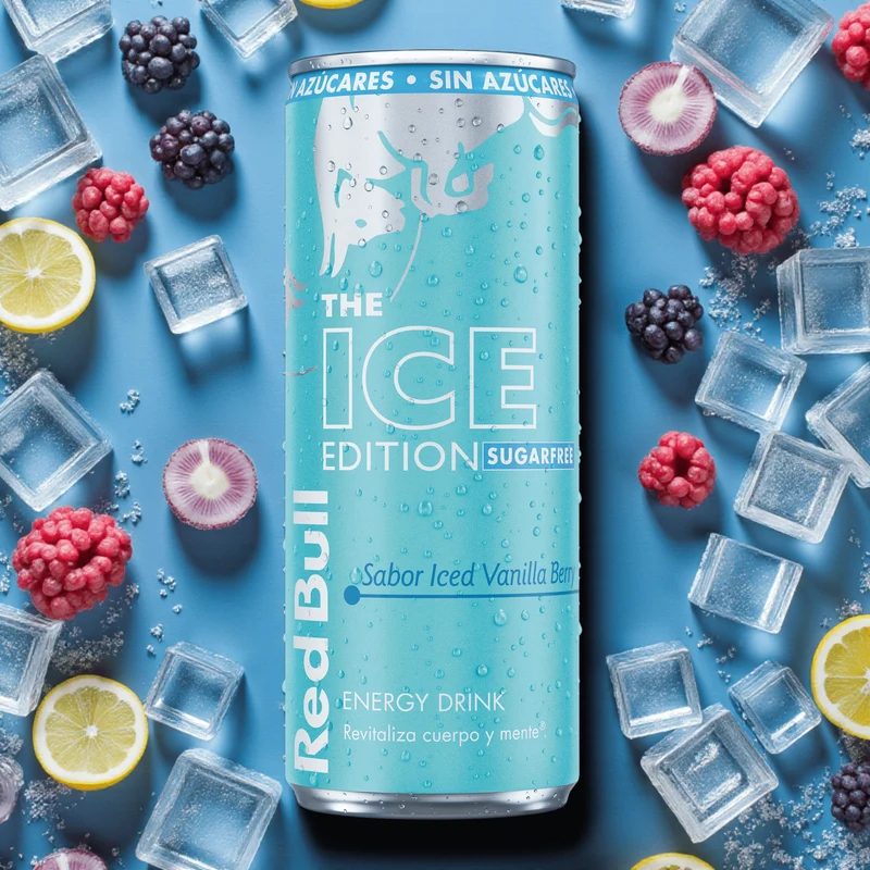Red Bull The Ice Edition Sugarfree Vanilla Berry – Dose 250 ml