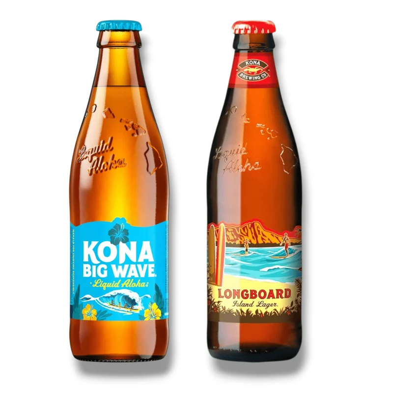 Kona Bierset 0,35l– Longboard Lager & Big Wave Golden Ale