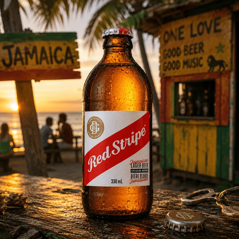 Red Stripe Beer 0,33l – Jamaican Lager 4,7 % Vol.