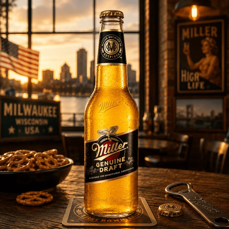 Miller Genuine Draft 330 ml – American Lager 4,7 % Vol.