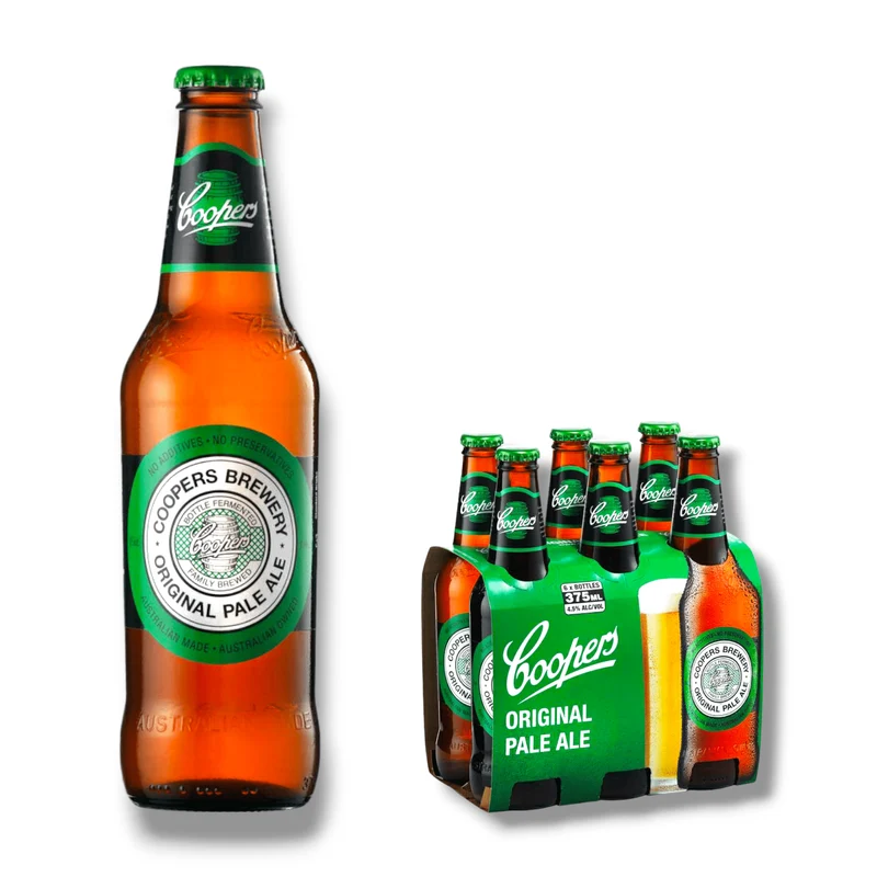 Coopers Original Pale Ale 375ml – Unfiltriertes Kultbier aus Australien mit 4,5% Vol.