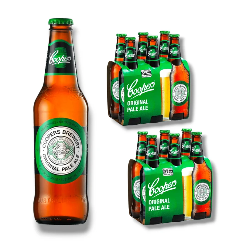 Coopers Original Pale Ale 375ml – Unfiltriertes Kultbier aus Australien mit 4,5% Vol.