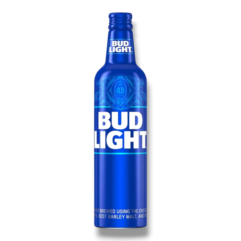 Bud Light Aluminium Bottle 473ml- Original USA Import mit 4,2% Vol.
