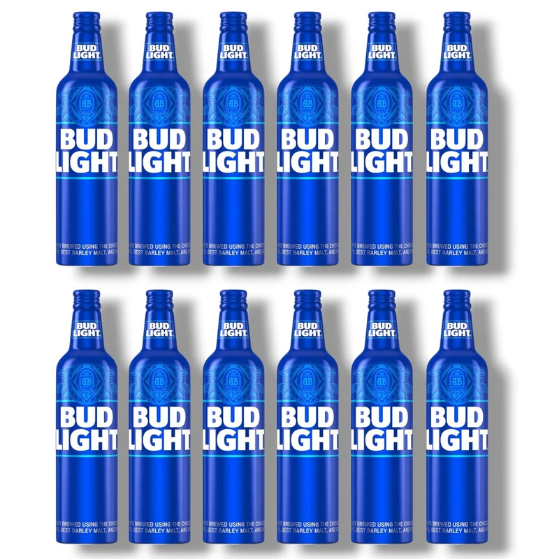 Bud Light Aluminium Bottle 473ml- Original USA Import mit 4,2% Vol.