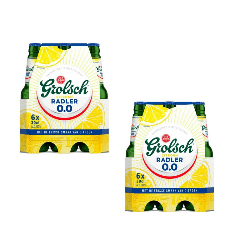 Grolsch Radler 0,0% Zitrone 0,3l- Das alkoholfreie Radler