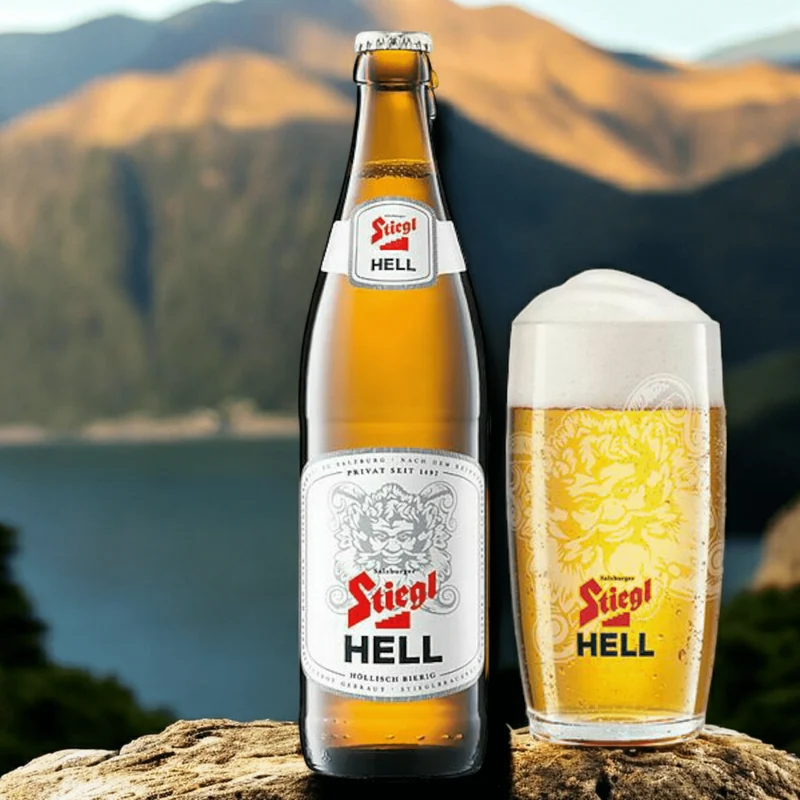 Stiegl Hell - Voller Biergenuss aus Österreich mit 4,5% Vol.