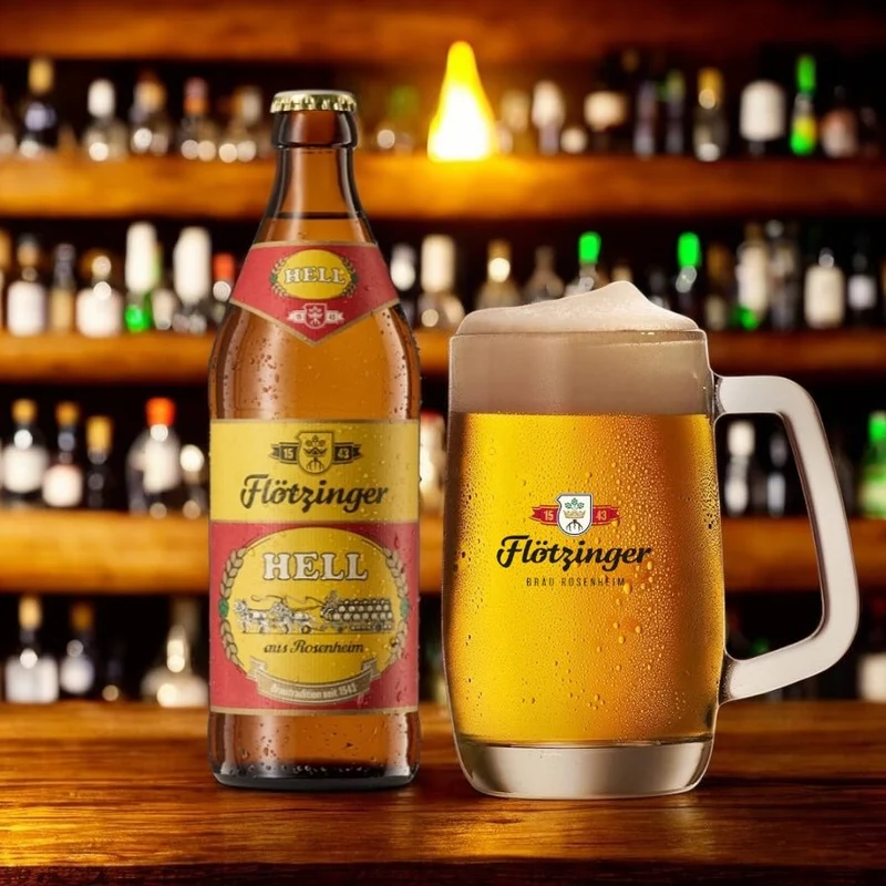 Flötzinger Hell 0,5l – Das beliebte Bier aus Rosenheim