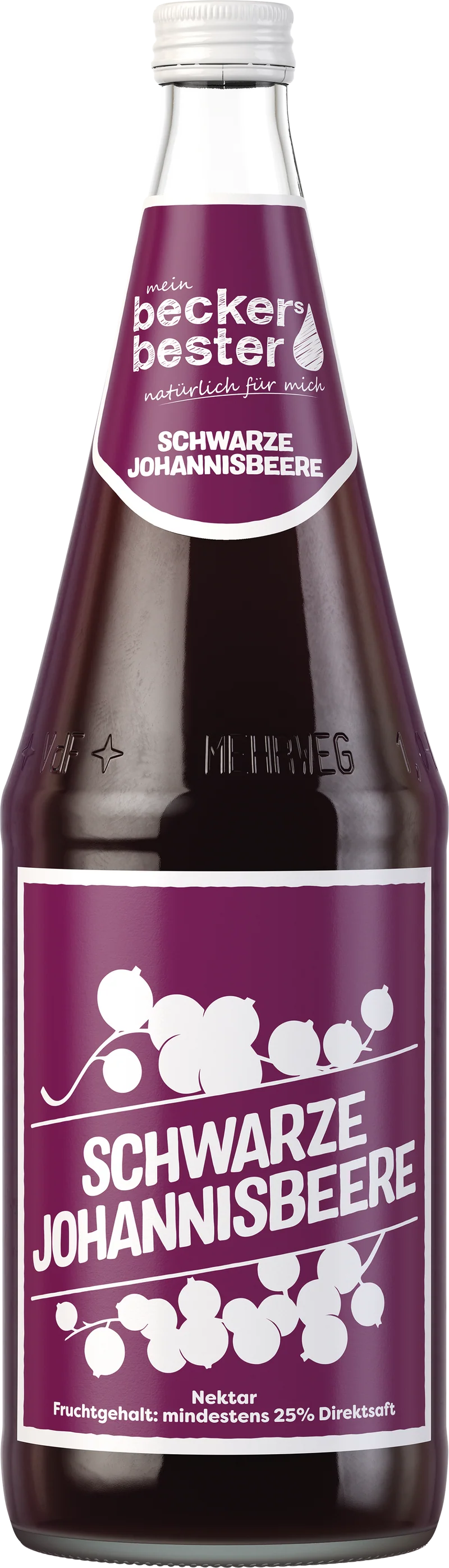 beckers Johannisbeer-Nektar - 6 x 1,00 l