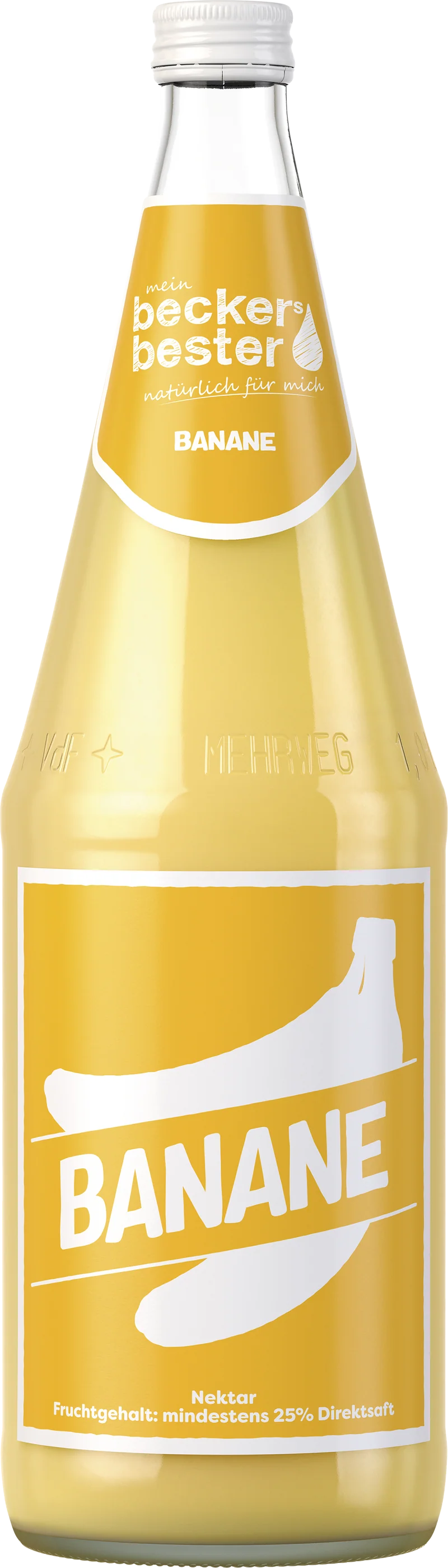 beckers Bananen-Nektar - 6 x 1,00 l