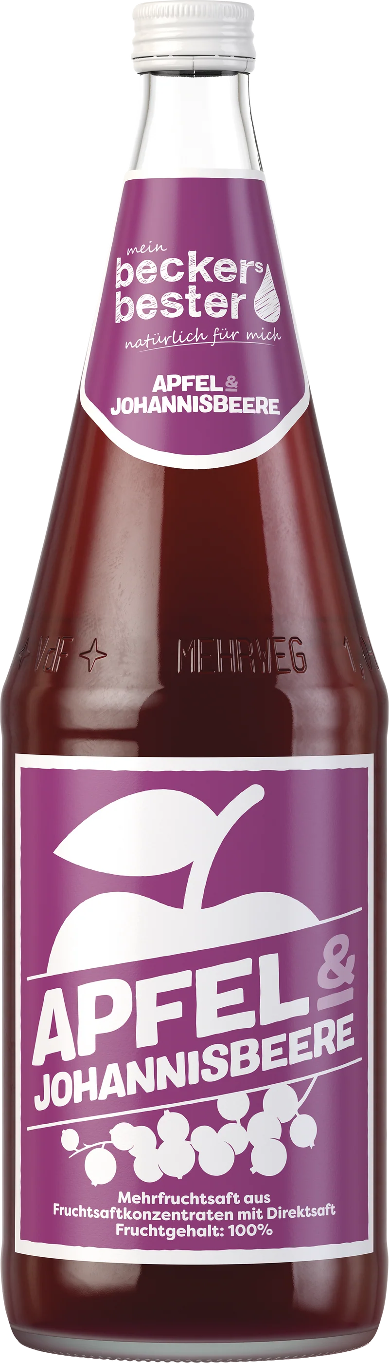 beckers Apfel-Johannisbeere - 6 x 1,00 l