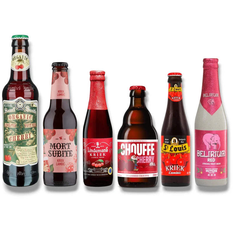 Kirschbier Probierpaket – 6 fruchtige Spezialitäten aus Europa