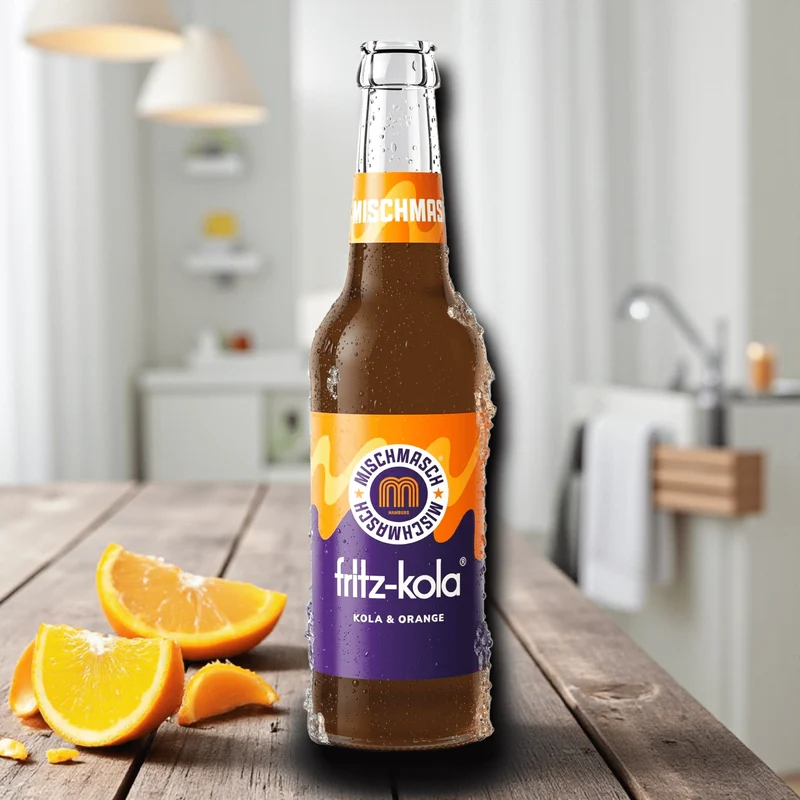 Fritz-Kola Mischmasch – Herbe Kola mit spritziger Orangennote