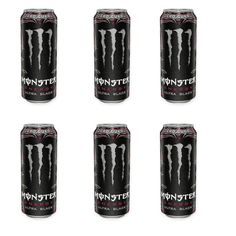 Monster Energy Ultra Black 0,5l– Zuckerfrei & Fruchtig mit Kirsch
