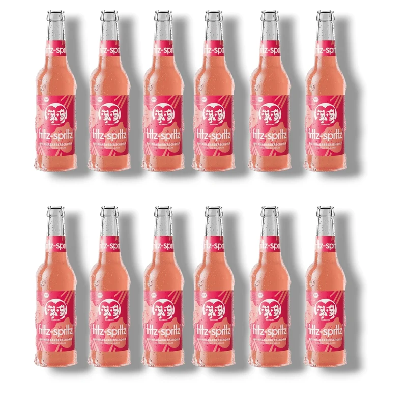 Fritz-Spritz Rhabarber – Natürliche Bio-Rhabarberschorle aus Hamburg