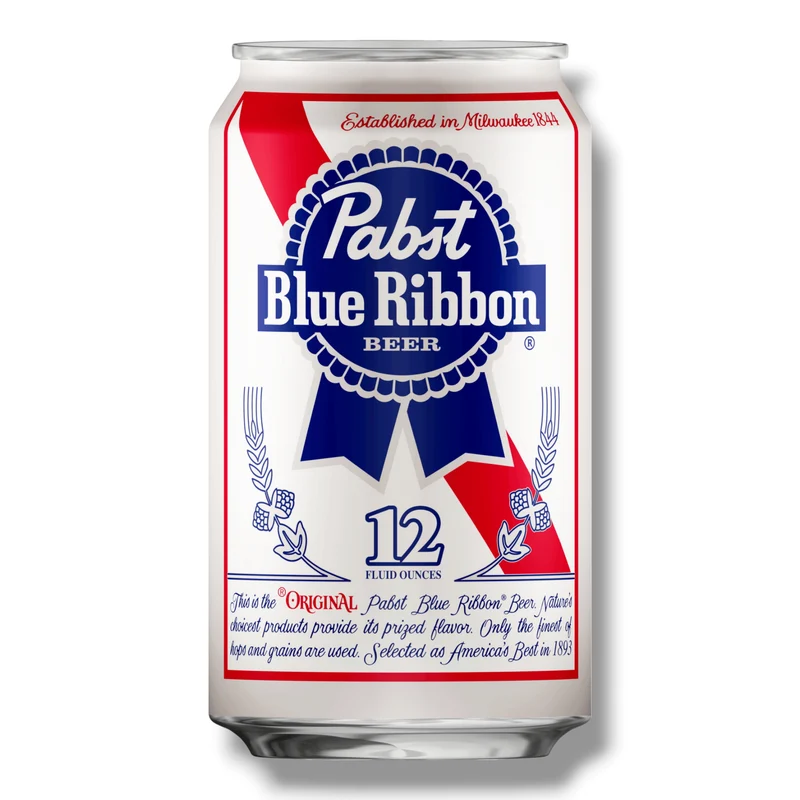 Pabst Blue Ribbon Beer 355 ml – Amerikanisches Lagerbier 4,8 % Vol.