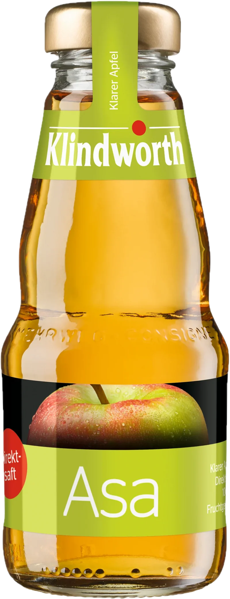 Klindworth ASA Apfelsaft Klar - 24 x 0,20 l