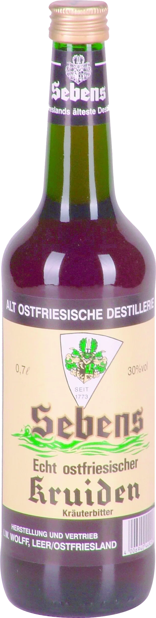 Sebens Ostfr. Kruiden 30% - 0,70 l