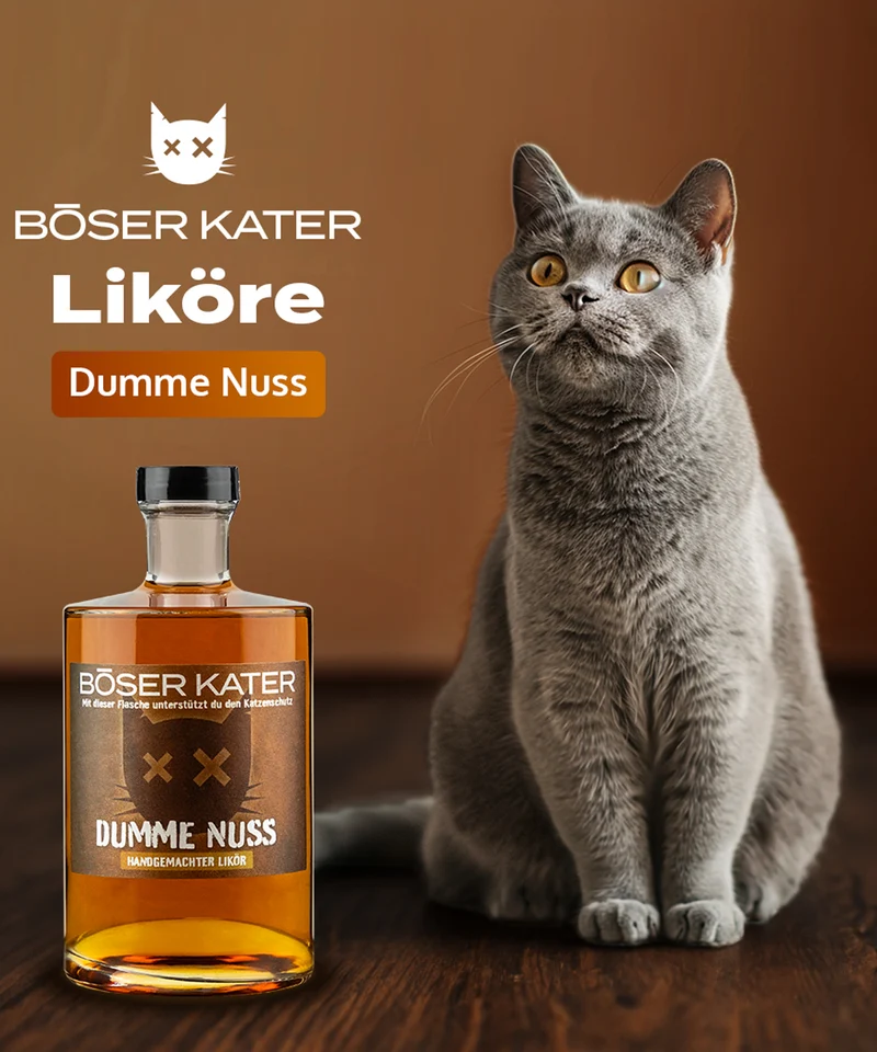 Böser Kater Dumme Nuss Likör