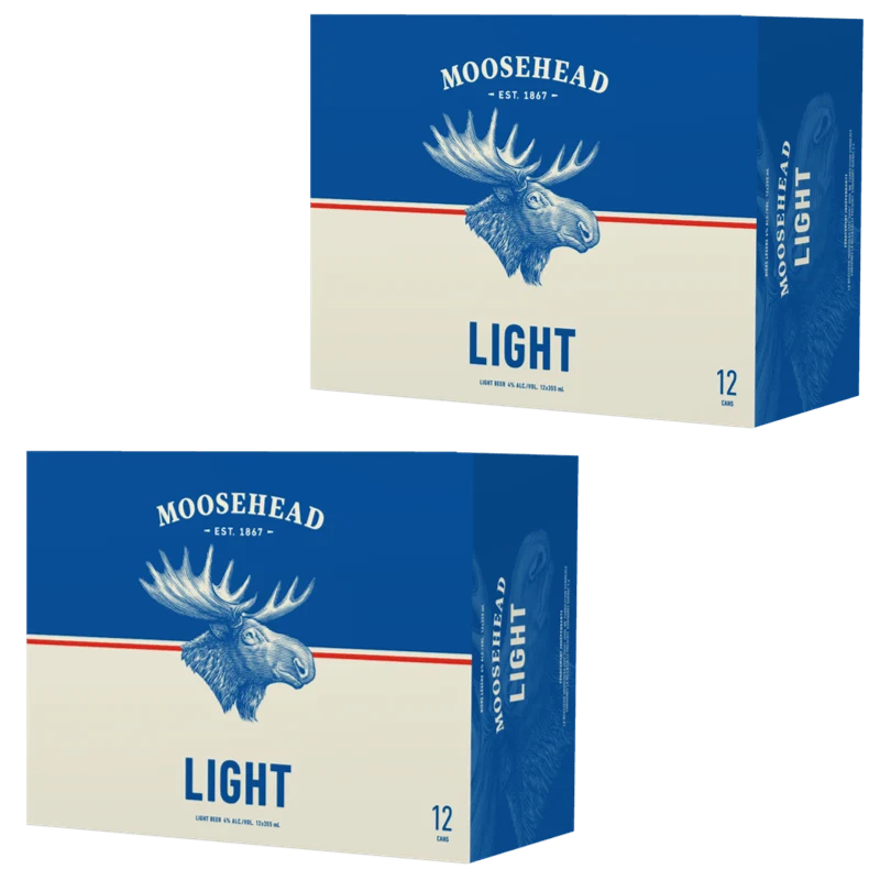 Moosehead Light 355 ml – Kalorienreduziertes Leichtbier aus Kanada mit 4 % Vol.