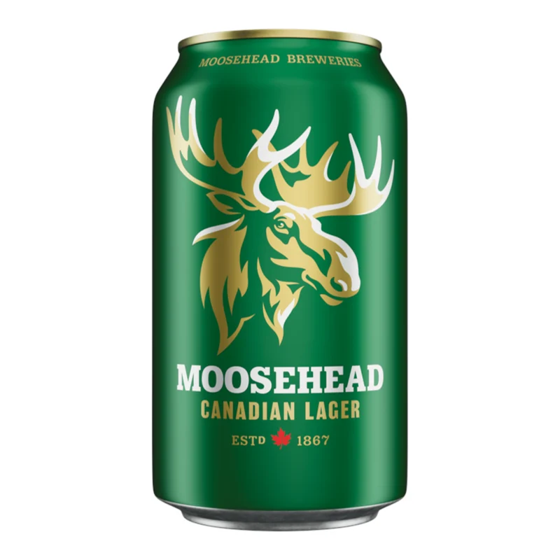 Moosehead Lager Dose 355ml- Goldenes Lager aus Kanada mit 5% Vol.