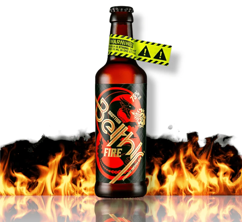 Scottish Beithir Fire 330 ml – Das stärkste Fortified Bier der Welt 75 % Vol.