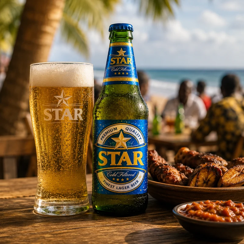 MHD 30.10.26 - Star Lager Beer 0,45l – Nigerianisches Lagerbier 5,1 % Vol.